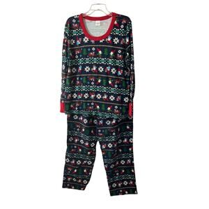 New Hanna Anderson 2 PC Unisex Pajamas Set XL/XXL Adult Christmas